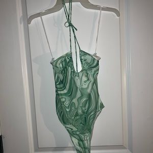 Princess Polly Green Body Suit